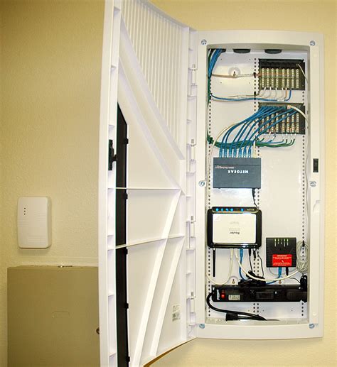 internet distribution box|residential structured wiring panel.